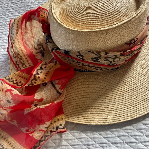 Chiffon scarf from the 1950s - Picture 5 of 9